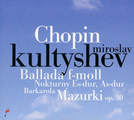 CHOPIN KULTYSHEV - BALLADE IN F MINOR BARCAROLLE (DIGIPAK) CD