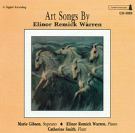 WARREN GIBSON MARIE - ART SONGS CD