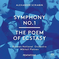 SCRIABIN RUSSIAN NATIONAL ORCHESTRA PLETNEV - SYMPHONY NO. 1 - SACD