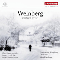 WEINBERG GUNNARSSON JONHALL CLAESSON - WEINBERG CONCERTOS CD