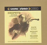 JASCHA HEIFETZ - DOUBLE CONCERTOS: BACH, MOZART, BRAHMS (IMPORT) CD