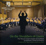 WINDS ROYAL CONSERVATOIRE OF SCOTL - ON THE SHOULDERS OF GIANTS CD