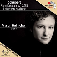SCHUBERT HELMCHEN - PIANO SONATA IN A D.050 6 MOMENTS MUSICAUX SACD
