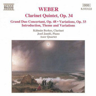 WEBER /  BERKES / JANDO / AUER QUARTET - CLARINET QUINTET CD