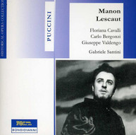 PUCCINI CAVALLI BERGONI VALDENGO SANTINI - MANON LESCAUT CD