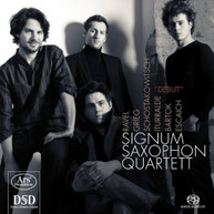 GRIEG SCHOSTAKOWITSCH SIGNUM SAXOPHONQUARTETT - DEBUT (HYBRID) SACD