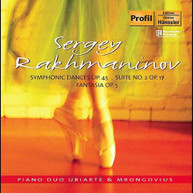 RACHMANINOFF PIANO DUO URIARTE & MRONGOVIUS - SYMPHONIC DANCES CD