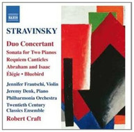 STRAVINSKY CRAFT FRAUTSCHI BURGESS PAO - DUO CONCERTANT CD