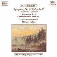SCHUBERT /  HALASZ - SYMPHONIES 5 & 8 "UNFINISHED" CD