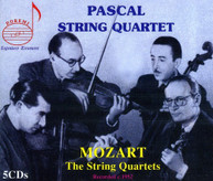 MOZART PASCAL STRING QUARTET - STRING QUARTET CD