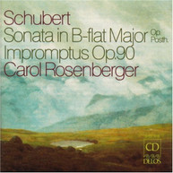 SCHUBERT ROSENBERGER - PIANO SONATA IMPROMPTUS CD