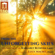 LANG MAURO - FROM THE UNFORGETTING SKIES: PIANO MUSIC MARGARET CD