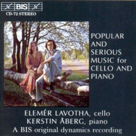 POPULAR & SERIOUS MUSIC CELLO & PIANO VARIOUS CD