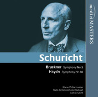 BRUCKNER SCHURICHT WIENER PHILHARMONIKER - SYMPHONY NO 3 SYMPHONY CD