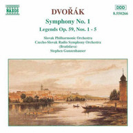 DVORAK /  GUNZENHAUSER / SLOVAK PHILHARMONIC - SYMPHONY 1 / LEGENDS 1 - CD