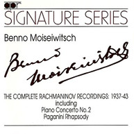 RACHMANINOV MOISEIWITSCH - COMPLETE RACHMANINOV RECORDINGS 1937 - CD