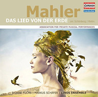 MAHLER FUCHS SCHAEFER LINOS ENSEMBLE - LIED VON DER ERDE (ARR.) CD