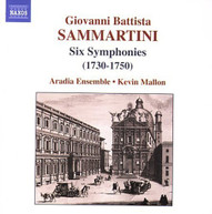 SAMMARTINI /  ARADIA ENSEMBLE / MALLON - SYMPHONIES CD