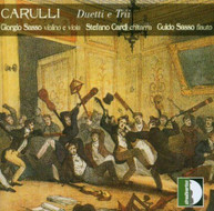 GIORGIO CARULLI CARDI SASSO & GUIDO - CHAMBER MUSIC WITH GUITAR - CD