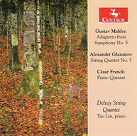 MAHLER GLAZUNOV FRANCK LIN DELRAY STR QRT - WORKS FOR STR QNT CD