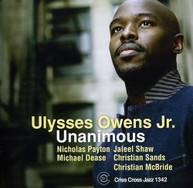 ULYSSES OWENS JR - UNANIMOUS CD