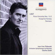 LISZT /  THIBAUDET / MONTREAL SYM ORCH / DUTOIT - LISZT: PNO CTOS NOS 1 & CD