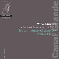 MOZART IMMERSEEL ANIMA ETERNA ORCHESTRA - PIANO CONCERTOS NOS 20 & CD