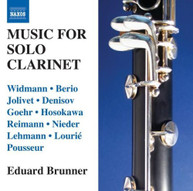 EDUARD BRUNNER - WORKS FOR SOLO CLARINET CD