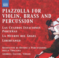 ASTOR PIAZZOLLA - TANGOS FOR VIOLIN BRASS & PERCUSSION QUINTET CD