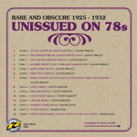 UNISSUED ON 78S VOL 4 VARIOUS CD