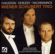 CHAUSSON WIENER SCHUBERT TRIO DEBUSSY - CHAUSSON DEBUSSY & CD