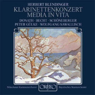 BLENDINGER SCHONEBERGER DONATH BECHT - KLARINETTENKONZERT CD