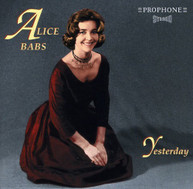 ALICE BABS - YESTERDAY CD