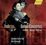 RODRIGO AMADEUS GUITAR DUO KAVANAGH BACKER - GUITAR CONCERTOS CD