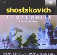 SHOSTAKOVICH WDR SINFONIEORCHESTER BARSHAI - COMPLETE SYMPHONIES CD