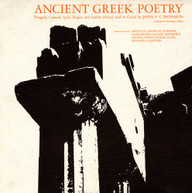 JOHN F.C. RICHARDS - ANCIENT GREEK POETRY: TRAGEDY COMEDY CD