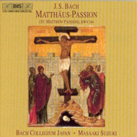 BACH MASAAKI BACH COLLEGIUM JAPAN SUZUKI - ST. MATTHEW PASSION BWV CD