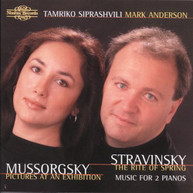 MUSSORGSKY STRAVINSKY ANDERSON SIPRASHVILI - MUSIC FOR 2 PIANOS CD