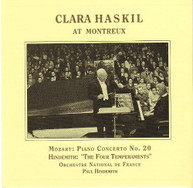 MOZART HINDEMITH HASKIL - CLARA HASKIL AT MONTREUX CD