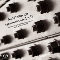 SHOSTAKOVICH - SYMS 1 & 15 (HYBRID) SACD