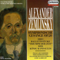 ZEMLINSKY ALBRECHT - SYMPHONIC SONGS CD