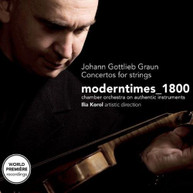GRAUN MODERNTIMES 1800 - CONCERTOS FOR STRINGS (DIGIPAK) CD