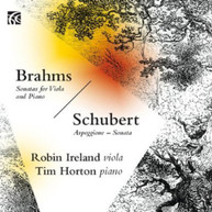 BRAHMS IRELAND HORTON - SONATAS FOR VIOLA & PIANO SCHUBERT CD