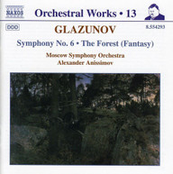 GLAZUNOV MOSCOW SYMPHONY ORCHESTRA ANISSIMOV - SYMPHONY 6: FOREST CD