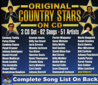 ORIGINAL COUNTRY STARS ON CD VARIOUS CD