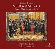LASSO PROFETI DELLA QUINTA DOLCE RISONANZA - MUSICA RESERVATA - CD