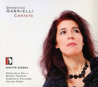 DOMENICO GABRIELLI - CANTATAS (DIGIPAK) CD