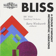 BLISS WORDSWORTH BBC WELSH SYMPHONY ORCHESTRA - COLOUR SYMPHONY CD