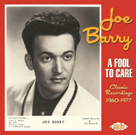 JOE BARRY - FOOL TO CARE (UK) CD