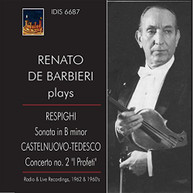 CASTELINUOVO RENATO DE BARBIERI - RENATO DE BARBIERI PLAYS RESPIGHI & CD